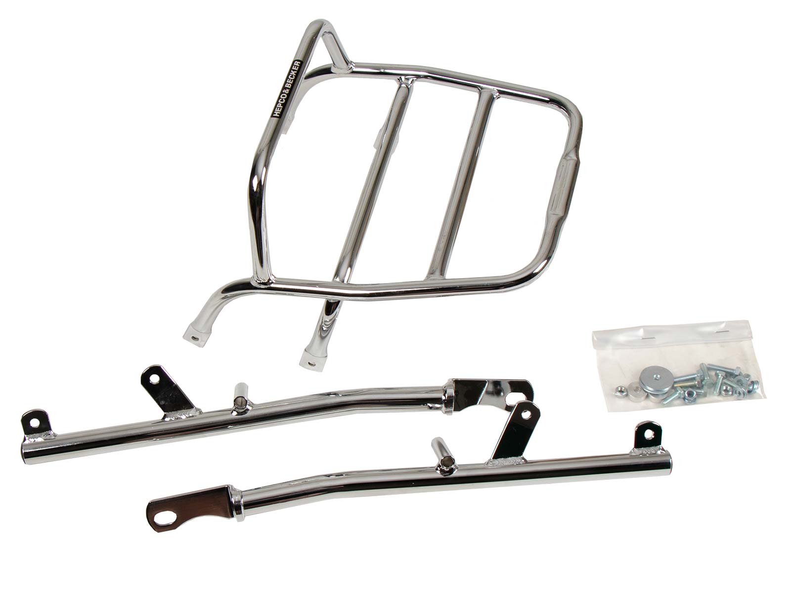 Rohrgepäckbrücke Topcase-Träger chrom für Honda CM 400 T (80-84) Hepco & Becker