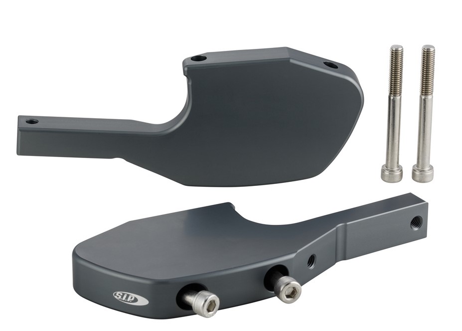 Fußrastenadapter Sozius für Vespa GTS/​GTS Super/​GTV/​GT 60/​GT/​GT L 125-300ccm, grau matt