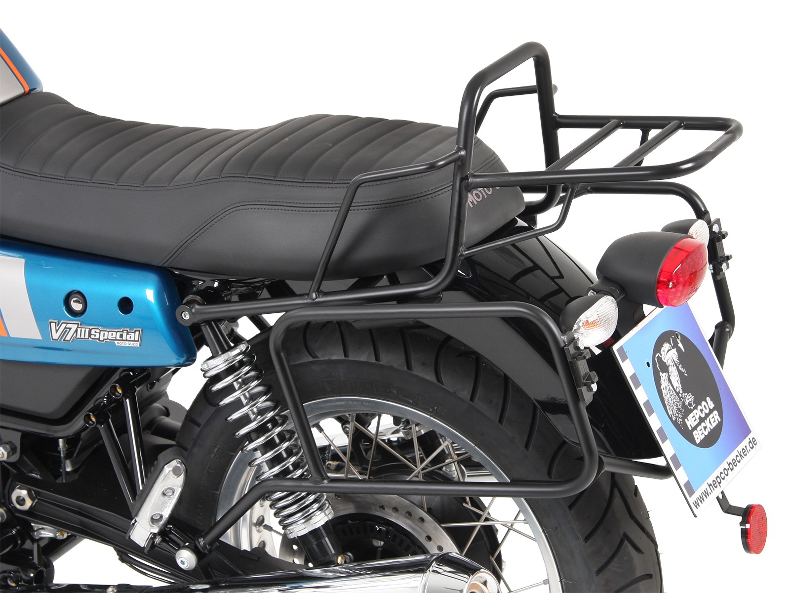 Seitenkofferträger festverschraubt chrome für V 7 III stone/ special/ Anniversario/ Racer (Bj.17-)