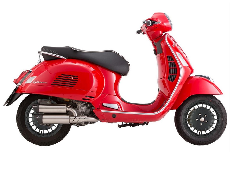 Felge vorne/hinten für Vespa GTS/​GTS Super/​GTV/​GT 60/​GT/​GT L/​946 125-300ccm, schwarz matt