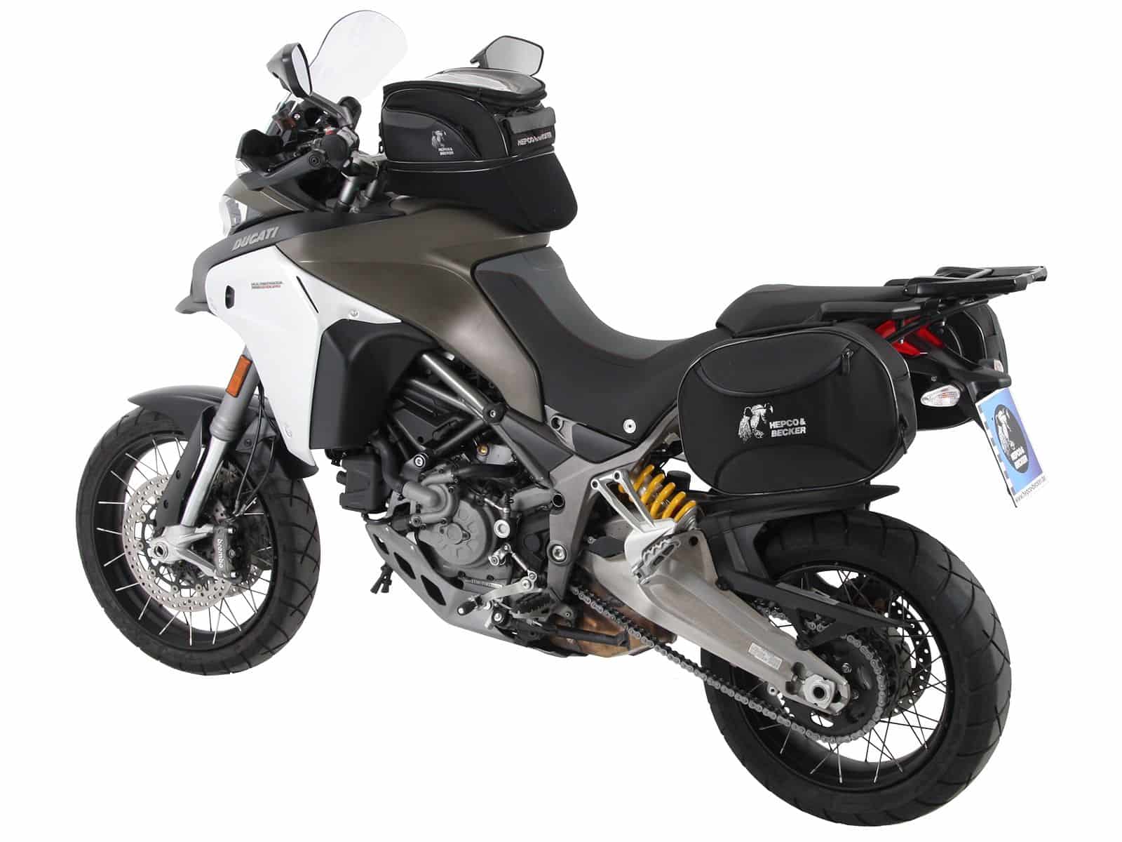 C-Bow Seitenträger schwarz für Ducati Multistrada 1200 Enduro (16-18) Hepco & Becker
