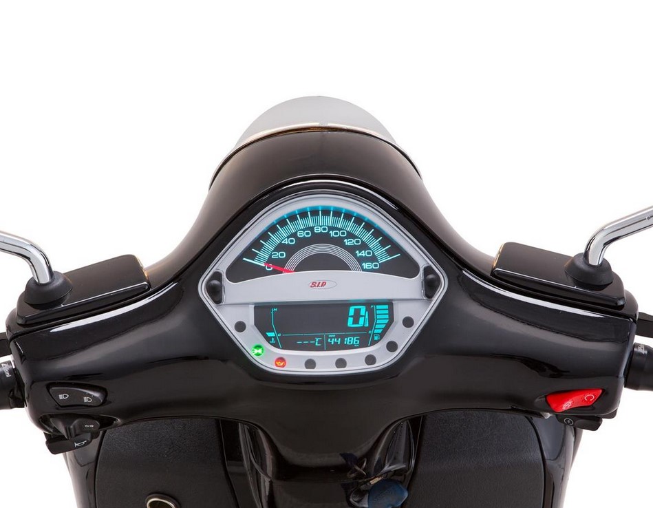 Drehzahlmesser/Tacho für Vespa GTS/​GTS Super 125-300ccm ('14-'16), silber