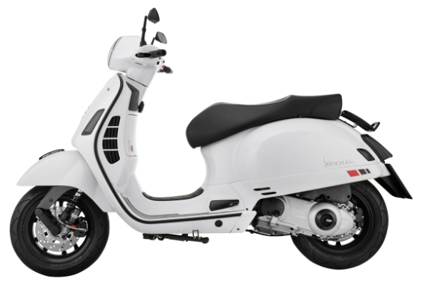 Abdeckung Variodeckel für Vespa, schwarz matt