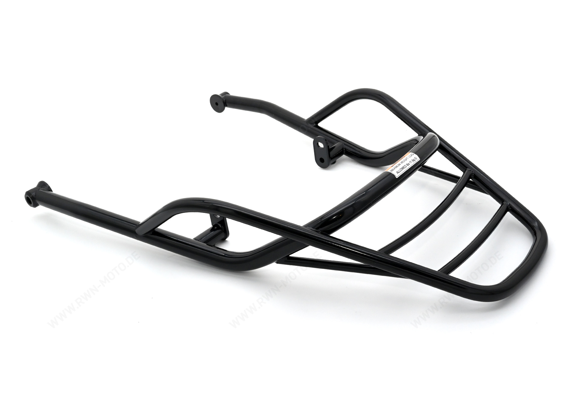 Gepäckträger, hinten, schwarz, starr für Moto Guzzi V7 850 2021-