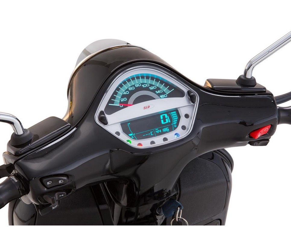 Drehzahlmesser/Tacho für Vespa GTS/​GTS Super 125-300ccm ('14-'16), silber