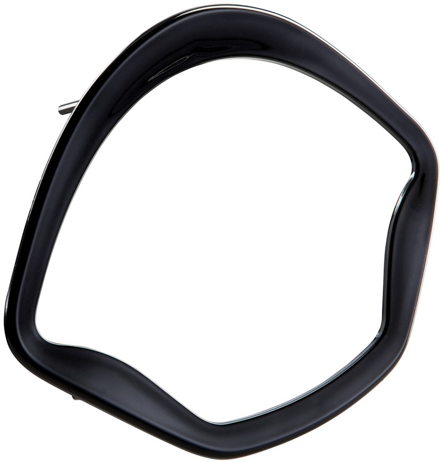 Zierring Tachometer für Vespa GTS/​GTS Super 125-300ccm ('14-), schwarz glänzend