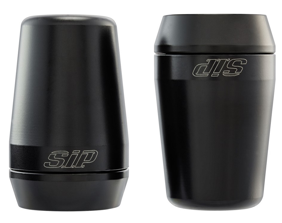 Lenkerendengewichte für Vespa GTS/​GTS Super/​GTV/​GT 60/​GT/​GT L 125-300ccm, schwarz matt