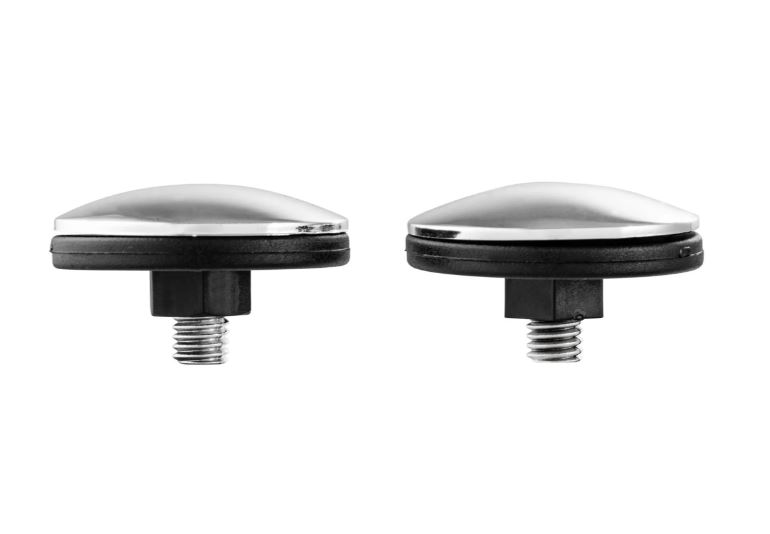Abdeckung Spiegelloch links & rechts für Vespa, chrom