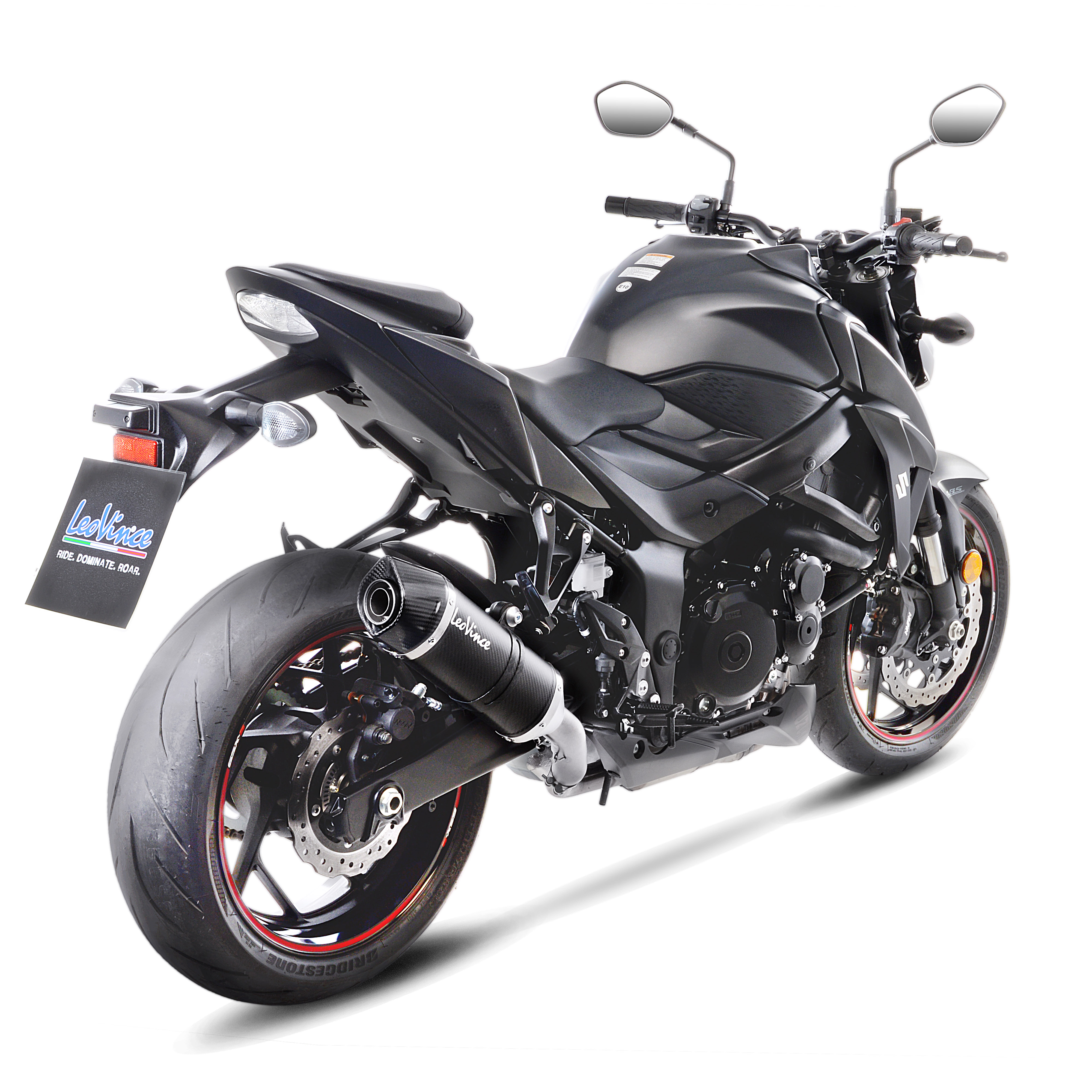 LeoVince Auspuffanlage SBK LV One Evo 2, Carbon, Slip On für Suzuki GSX-S 750 (Bj.2017-)