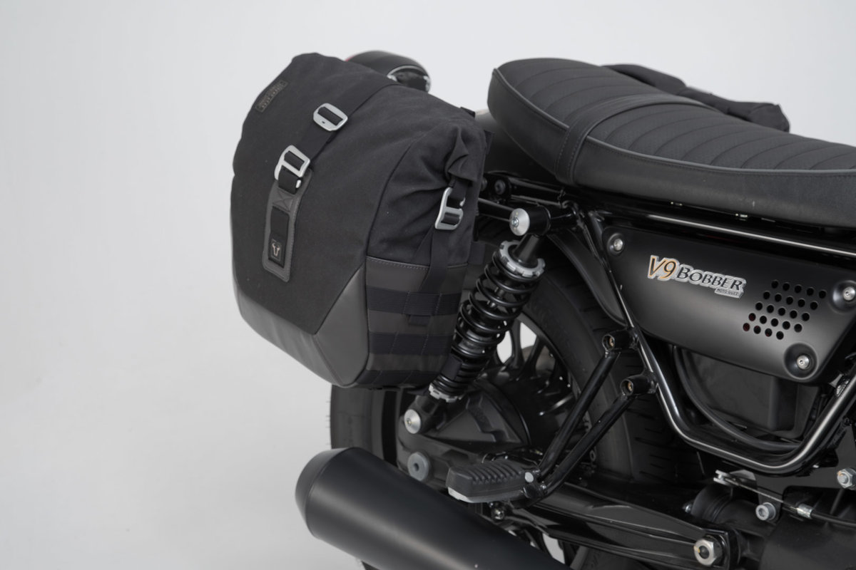 SW-Motech Legend Gear Seitentaschen-System LC für Black Edition für Moto Guzzi V9 Roamer / Bobber
