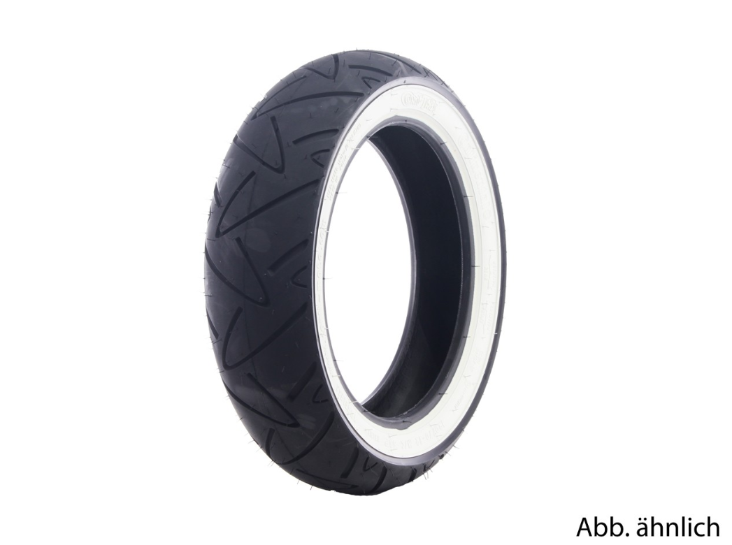 Continental Reifen 120/70-12, 58P, TL, Weißwandreifen, Twist, vorne/hinten