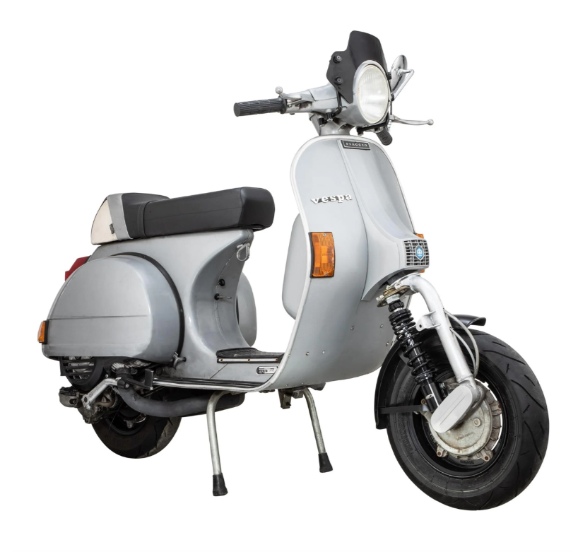 Kotflügel Garelli EVO II für Vespa PX 80-200ccm, GFK, schwarz