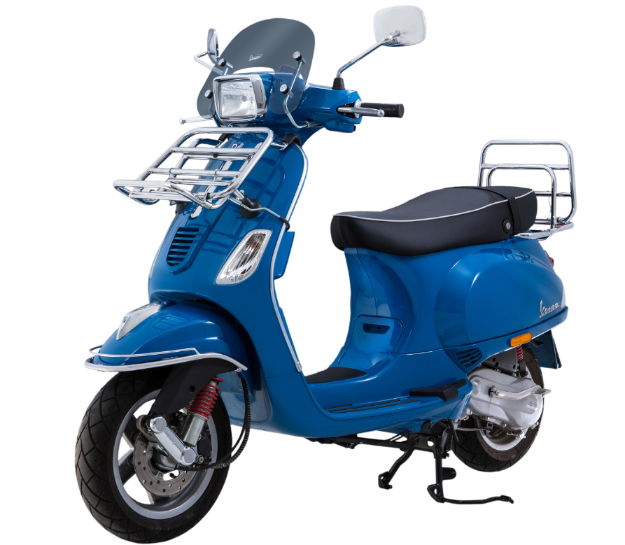 Gepäckträger vorne für Vespa S 50-150ccm, klappbar, chrom