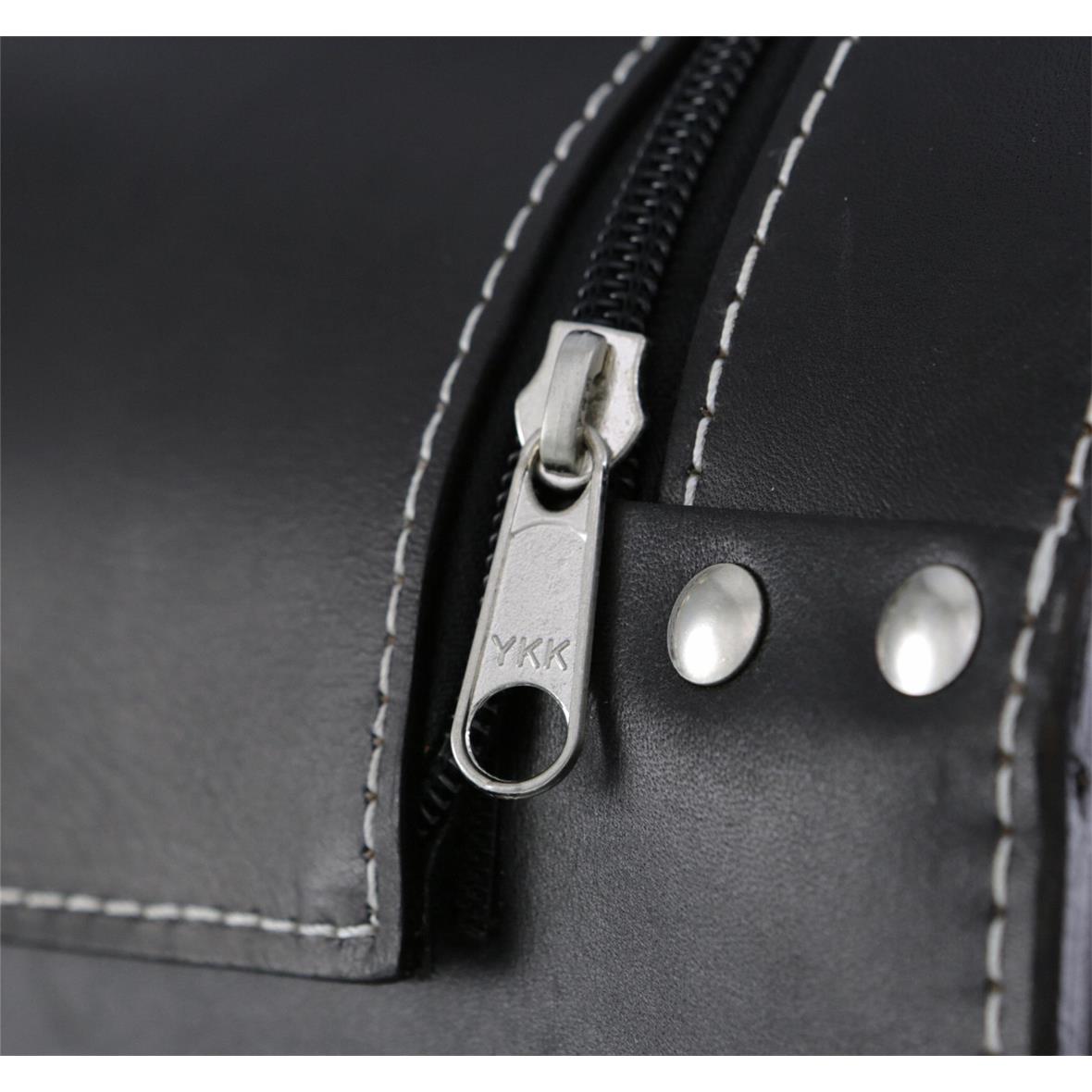 Lederkoffer "Classic" für Vespa - schwarz