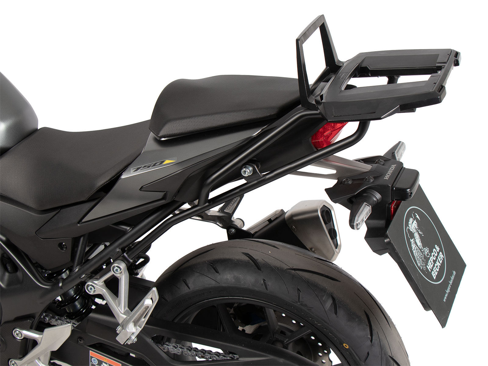 Alurack Topcase-Träger für Honda CB 750 Hornet (23-) Hepco & Becker