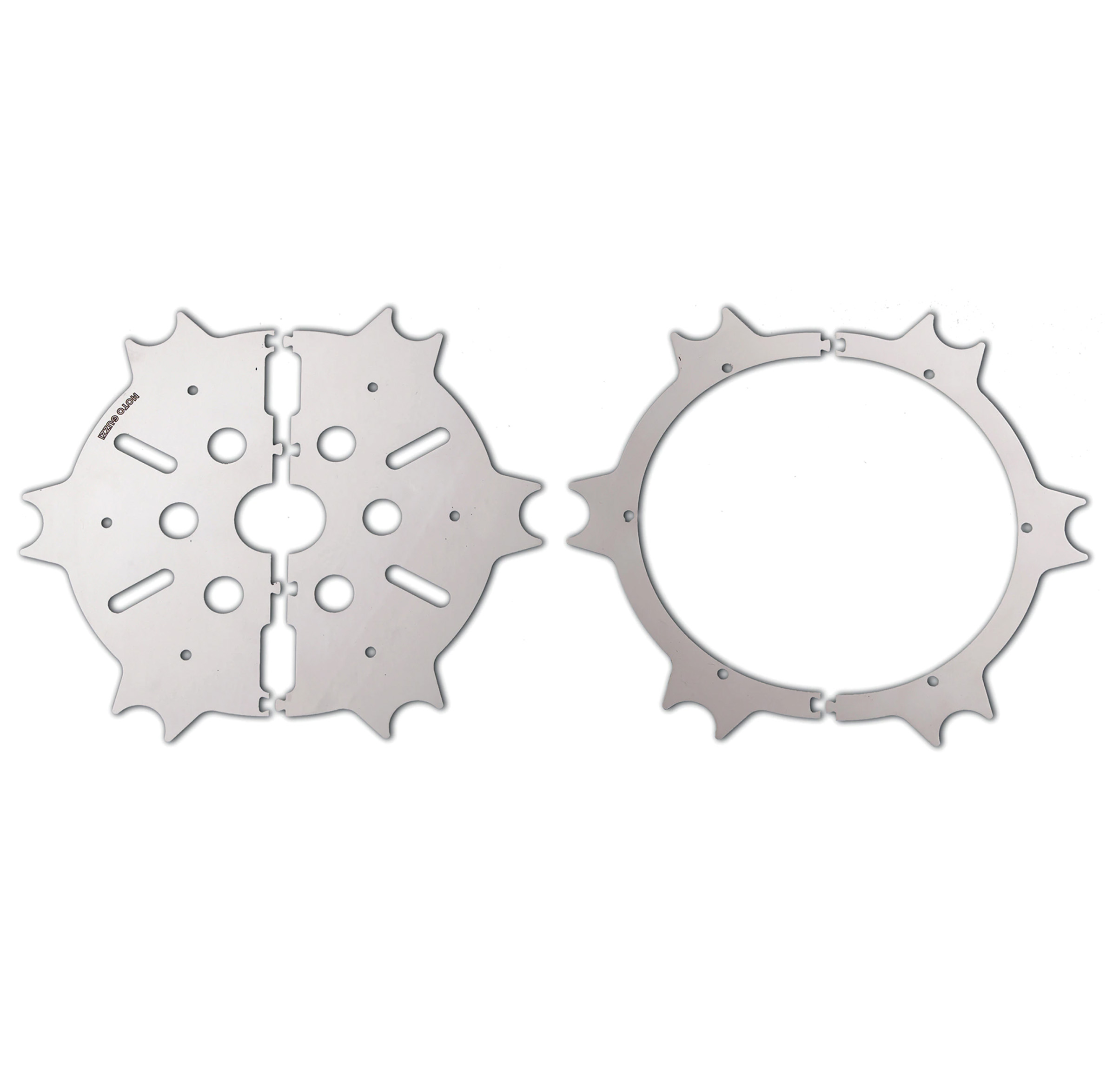 Original Bremsscheibenabdeckung, Edelstahl, silber, poliert für Moto Guzzi Eldorado