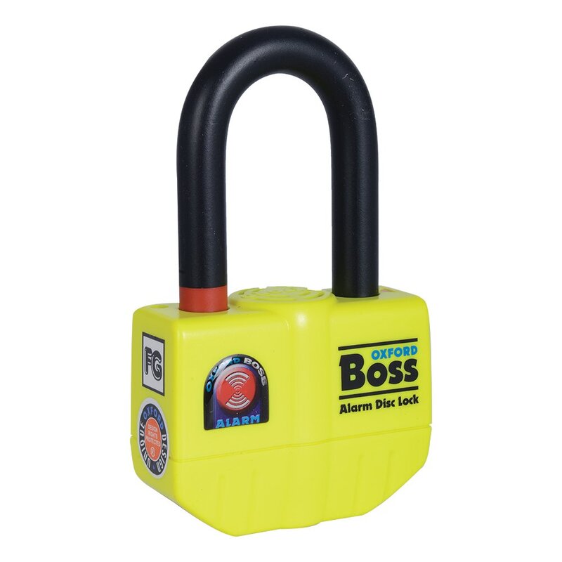Oxford Boss Alarm 14 mm Bremsscheibenschloss Inkl. 12mm x 1.2m Kette
