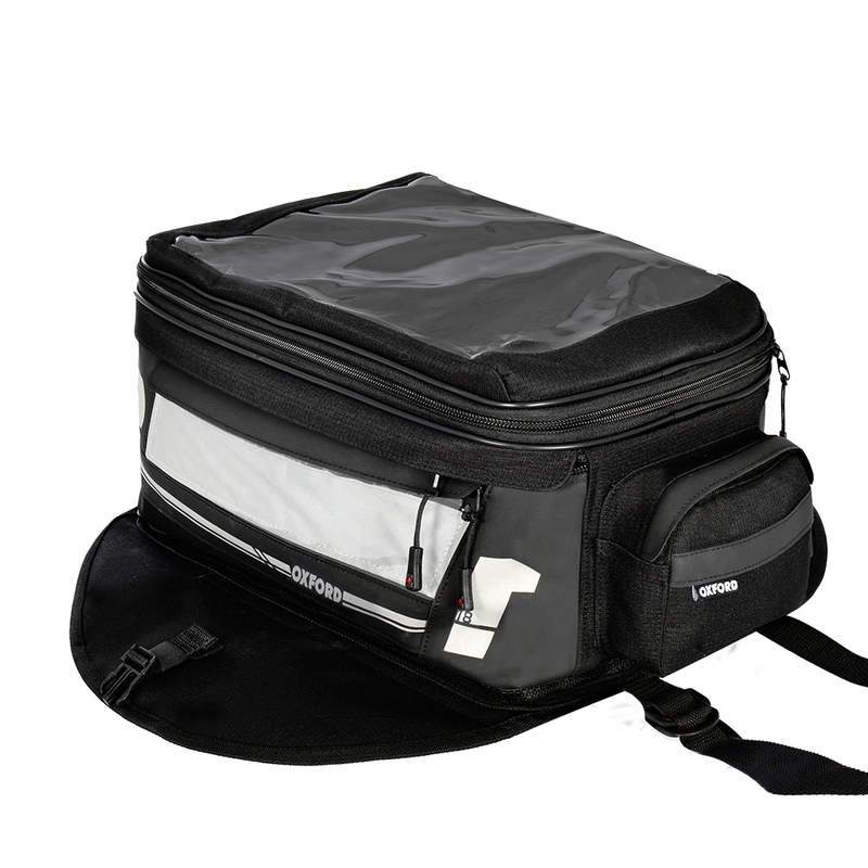 Oxford F1 Großer Magnetischer Tankrucksack schwarz 18L