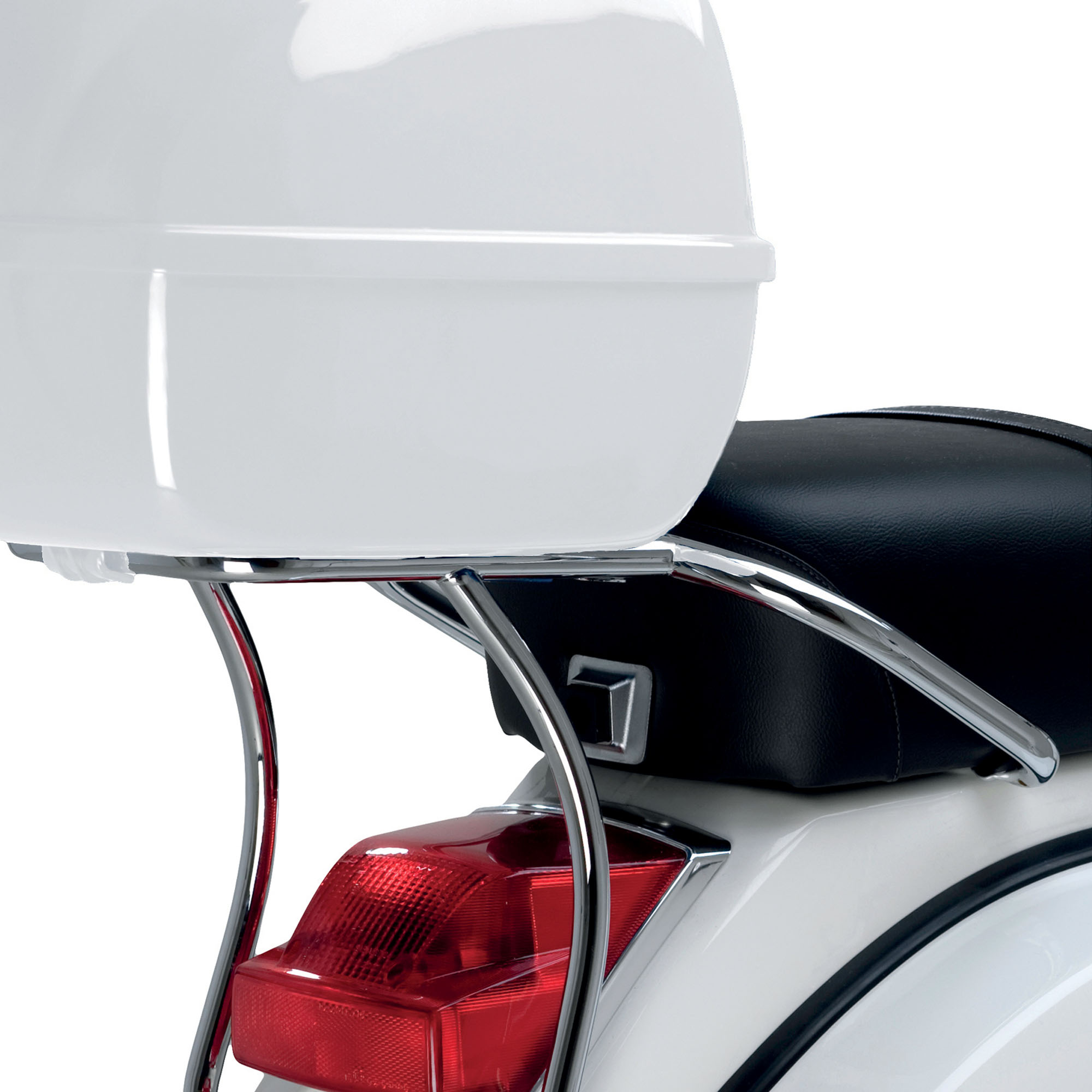 Original Topcase Gepäckträger Chrom für Vespa PX