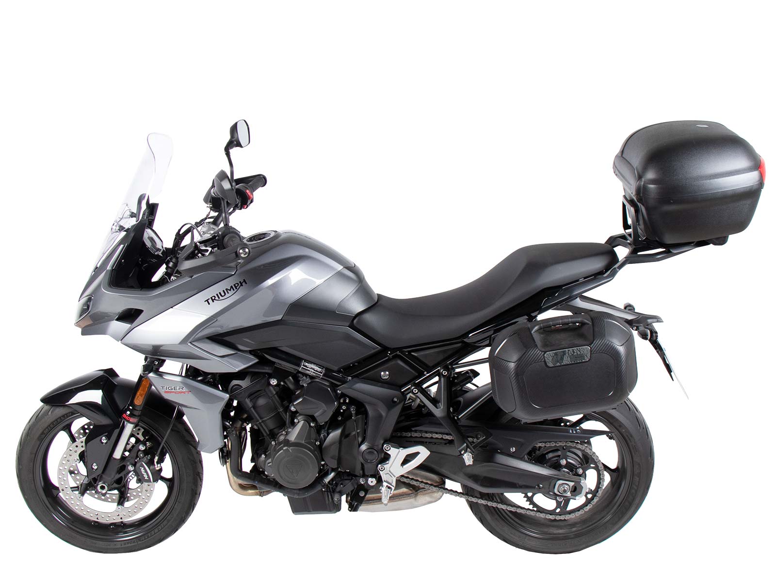 Alurack Topcase-Träger für Original-Gepäckbrücke Triumph Tiger Sport 800 (25-) Hepco & Becker