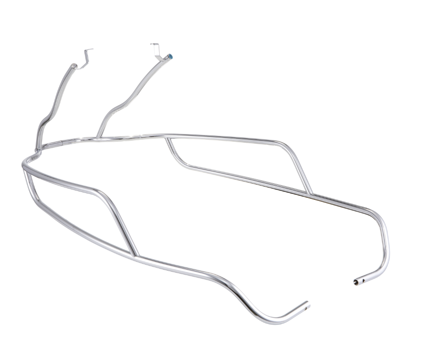 Sturzbügel Seitenhaube hinten für Vespa GTS /​GTS Super /GTV /​GT 60, 125-300ccm, chrom