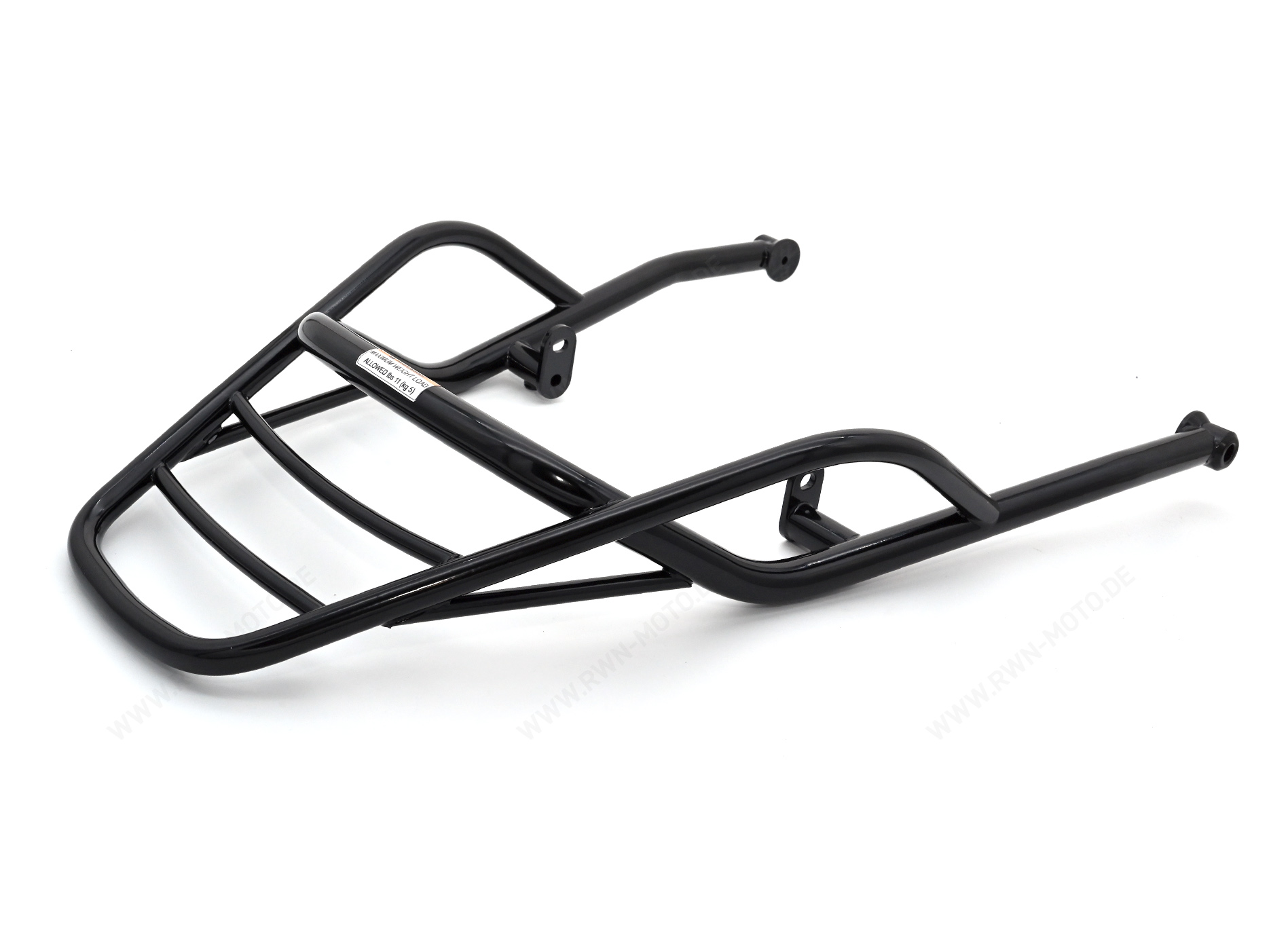Gepäckträger, hinten, schwarz, starr für Moto Guzzi V7 850 2021-