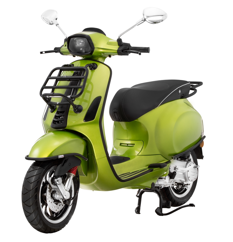 Gepäckbrücke hinten für Vespa Primavera /​Sprint /​Elettrica 50-150ccm, schwarz matt