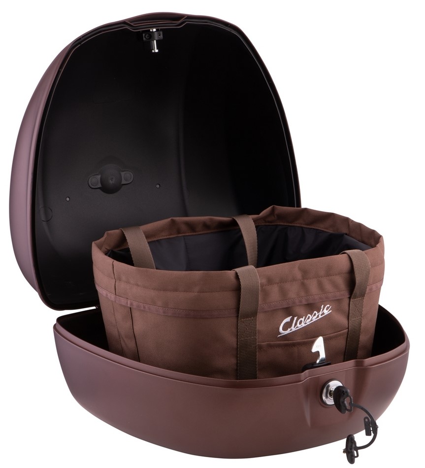 Innentasche Classic für Vespa für Top Case, braun