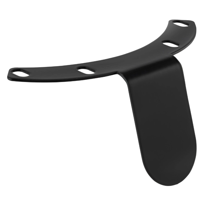 Halter Pickerl für österreichische Prüfplakette für Primavera/​Sprint 50-150ccm, schwarz glänzend
