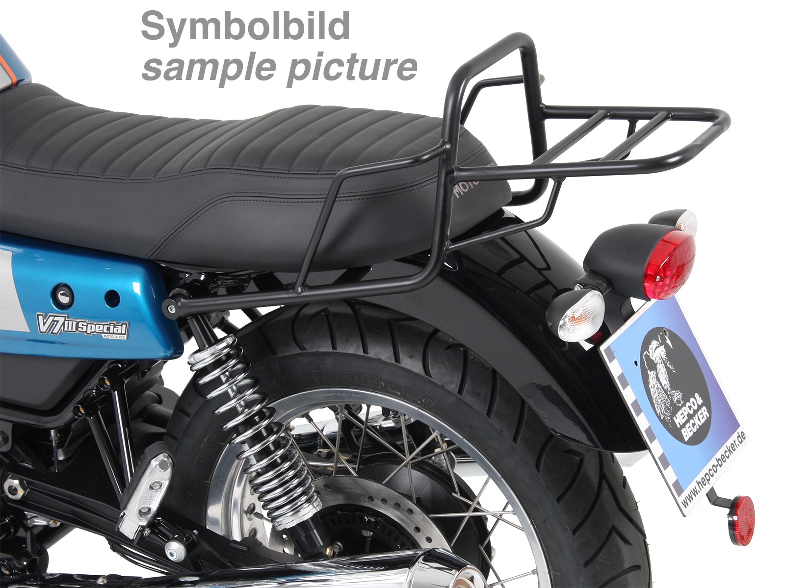 Rohrgepäckbrücke Topcase-Träger chrom für V 7 III stone/ special/ Anniversario/ Racer (Bj.17-)