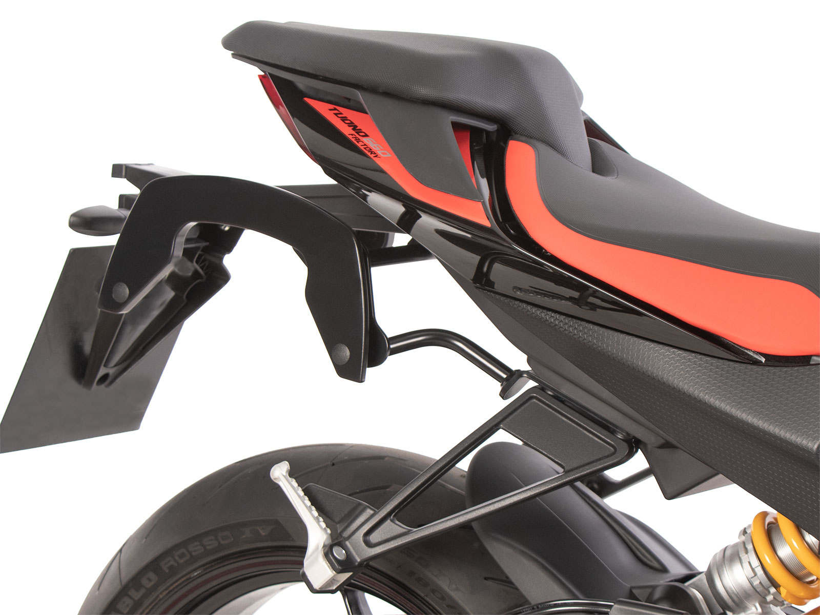 C-Bow Seitenträger schwarz für Aprilia Tuono 660 Factory (22-) Hepco & Becker