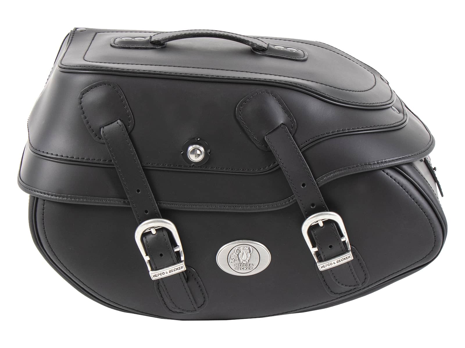 Satteltaschensatz Buffalo Big schwarz für C-Bow Träger Hepco & Becker