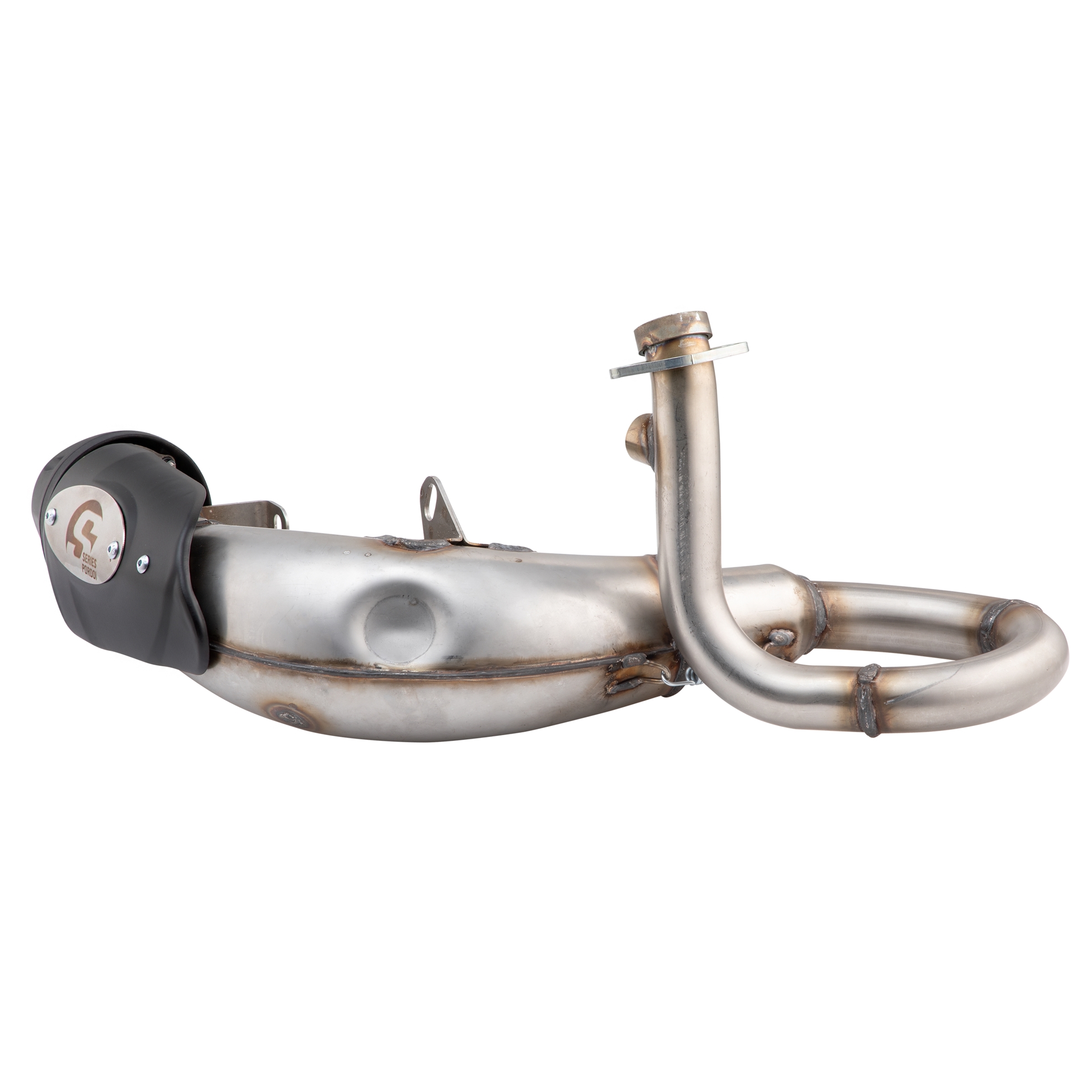Rennauspuff für Vespa GTS/​GTS Super/​GTV/​GT 60 125-300ccm i.e., 4T, LC, Edelstahl