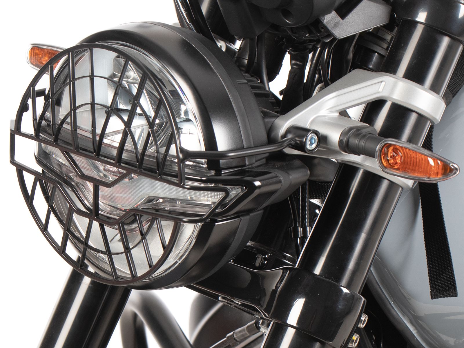 Lampenschutzgitter schwarz für Moto Guzzi V7 850 Special (25- ) Hepco & Becker