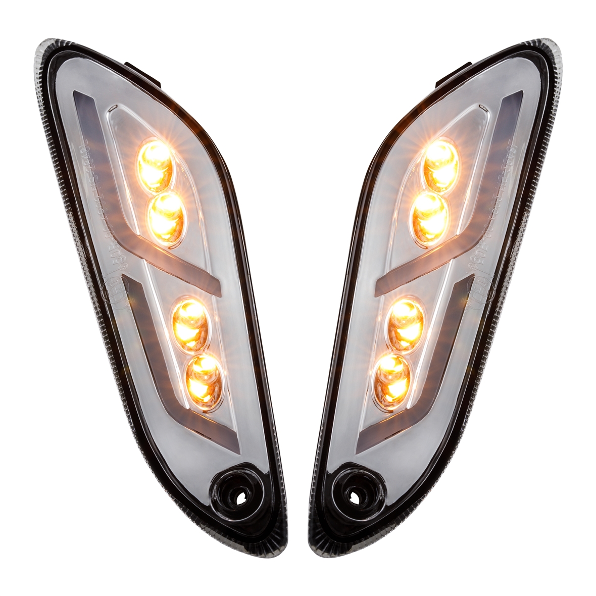 Blinker Kit hinten links / rechts LED klar für Vespa Primavera /​ Sprint 125-150ccm SIP Style