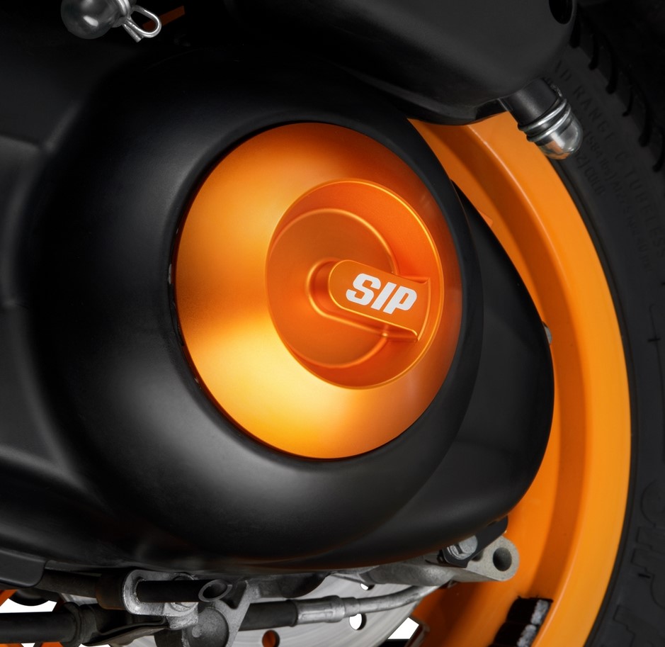 Abdeckung Variodeckel für Vespa, orange matt