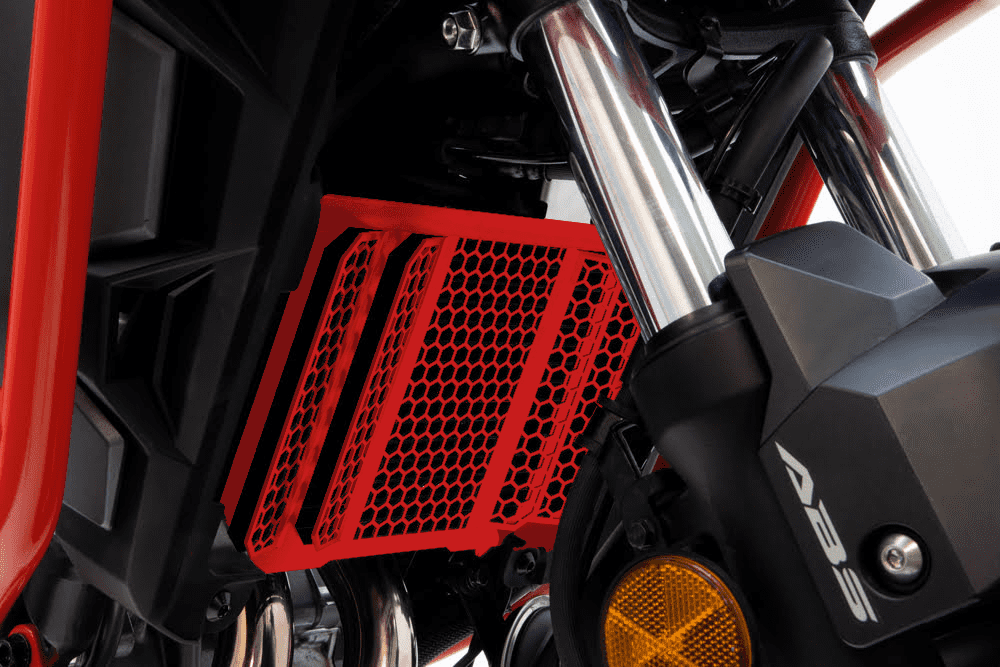 Kühlerschutz für Honda CB 500 X (19-23) / NX 500 (24-) Alu  rot