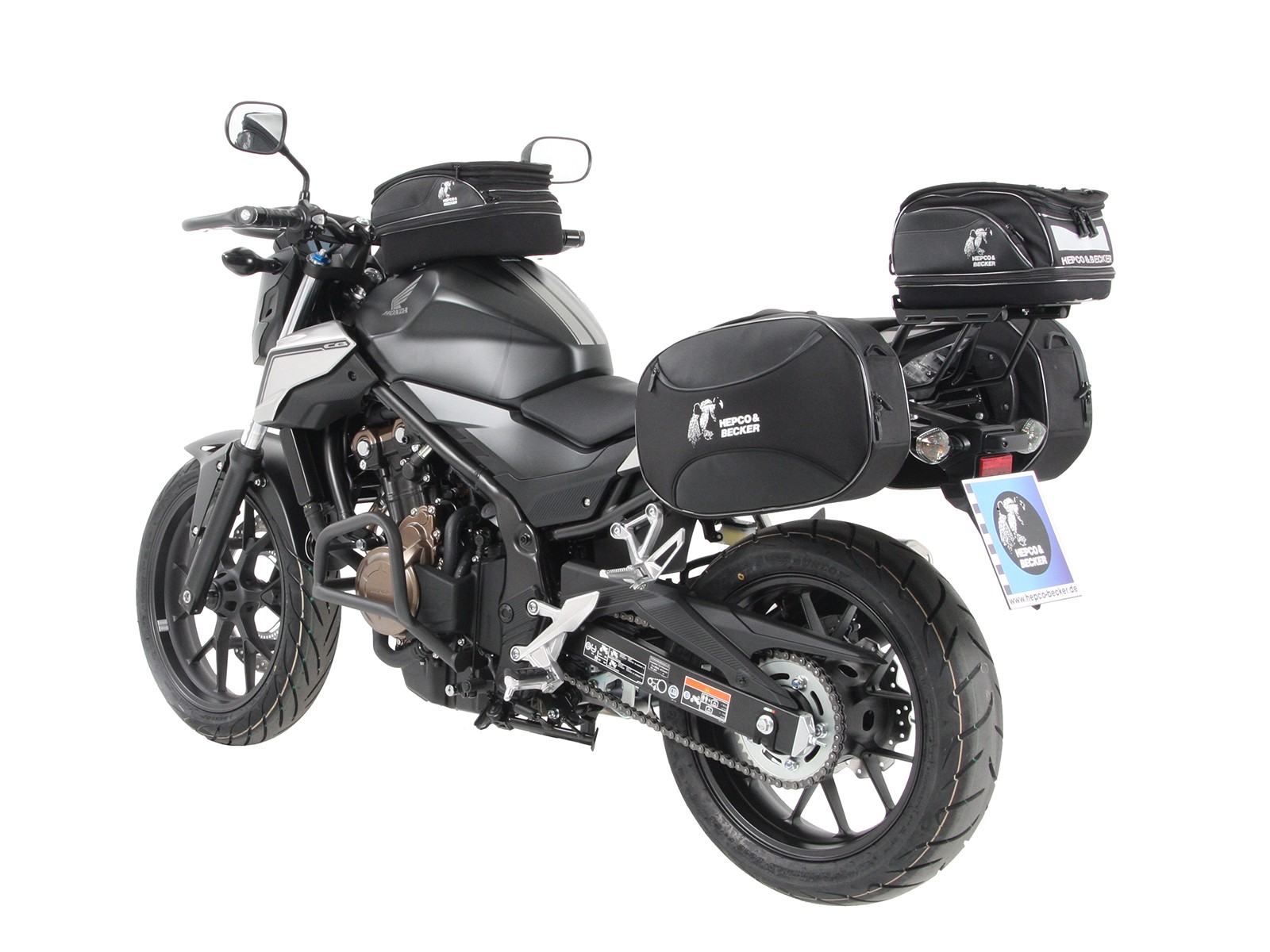 C-Bow Seitenträger anthrazit für Honda CB 500 F (16-18) Hepco & Becker