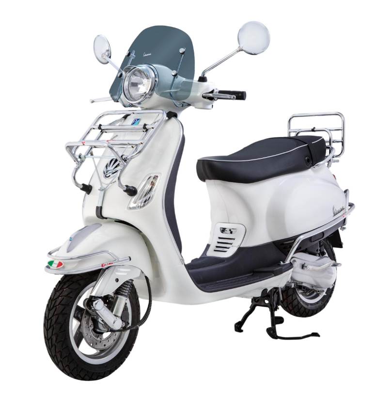 Gepäckbrücke hinten für Vespa LX/​LXV 50-150ccm, chrom