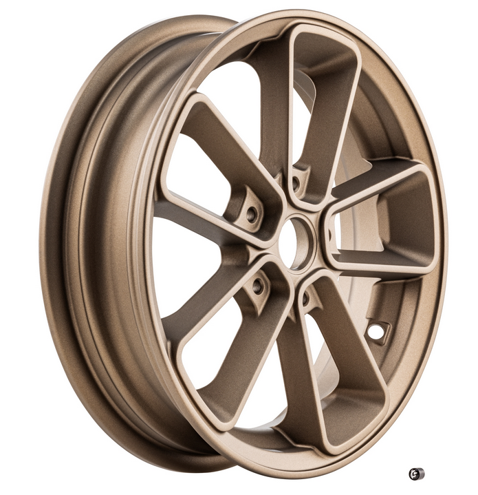 Felge vorne/hinten 12" für Vespa GTS/​GTS Super/​GTV/​GT 60/​GT/​GT L 125-300ccm, bronze matt