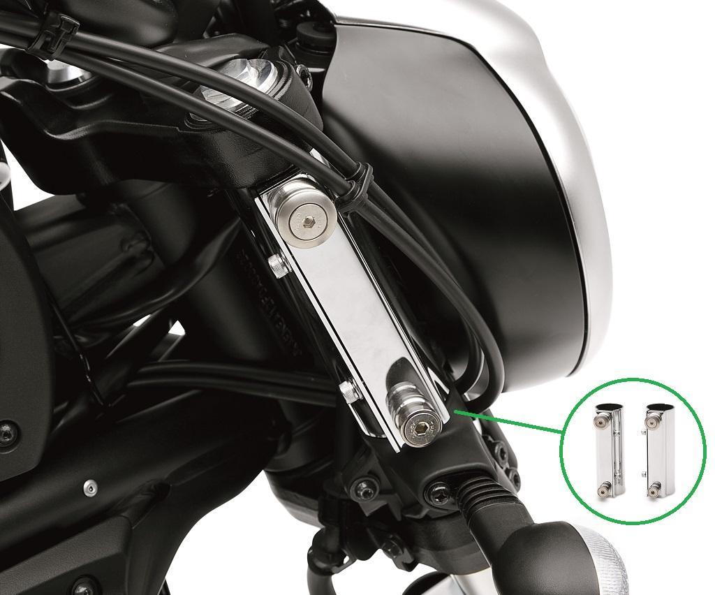 Gabelhalterung Quick Release für Windschild für Vulcan S (Bj.15-19) Original Kawasaki