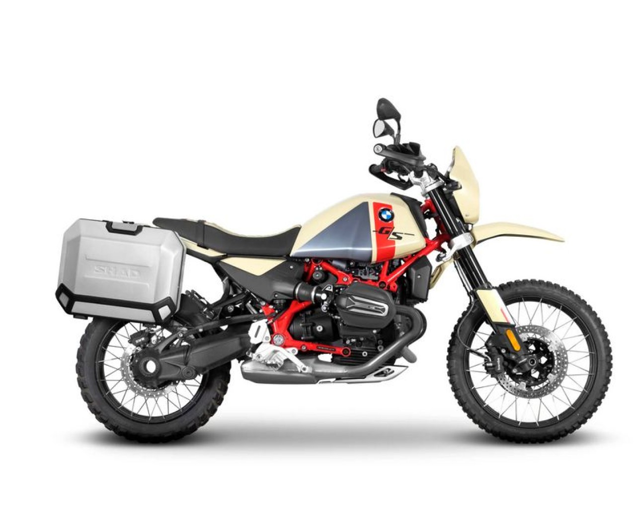 Shad Seitenkofferträger 4P System schwarz lackiert für BMW R 12 G/S (25-)