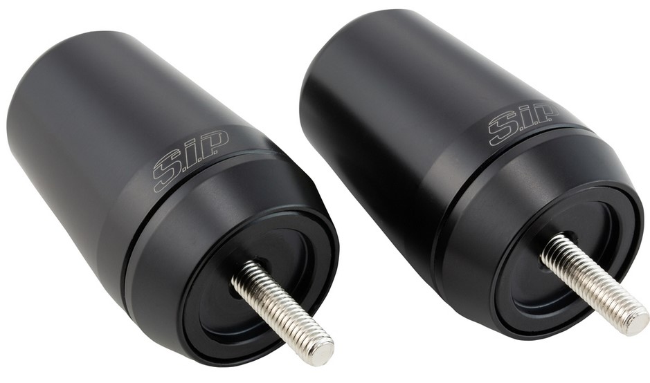 Lenkerendengewichte für Vespa GTS/​GTS Super/​GTV/​GT 60/​GT/​GT L 125-300ccm, schwarz matt