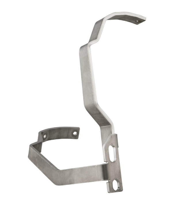 Halter Kotflügel 2.0 Garelli für Vespa PX 80-200ccm, Edelstahl gebürstet
