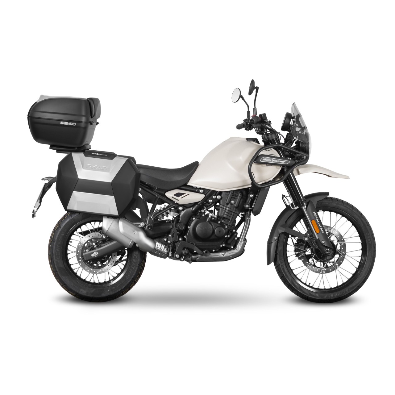 Shad Top Case Montagesatz schwarz lackiert für Royal Enfield Himalayan 450 (24-25)