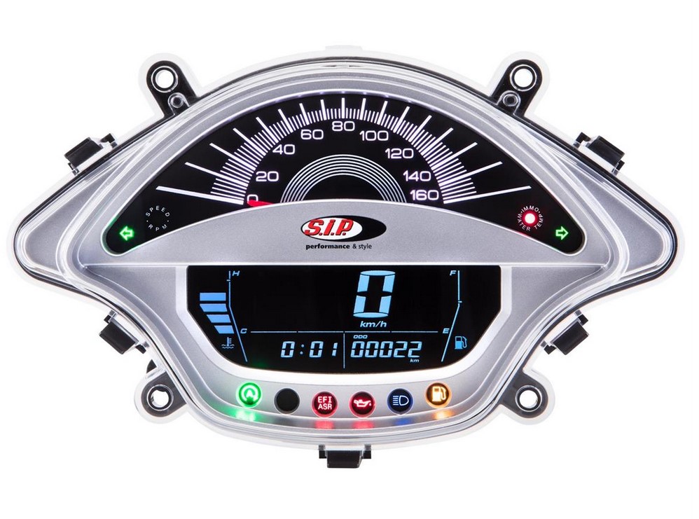 Drehzahlmesser/Tacho für Vespa GTS/​GTS Super 300ccm FL ('14-), silber