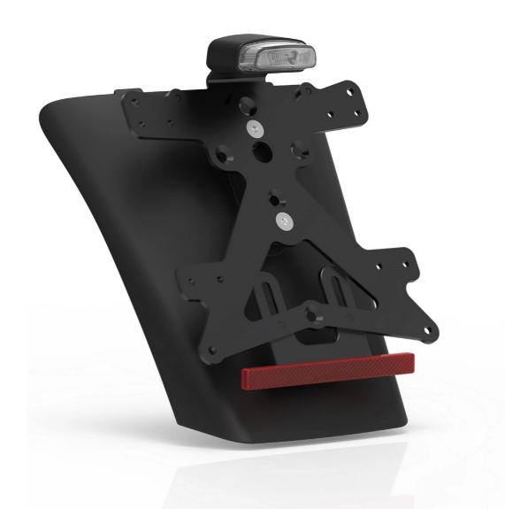 Nummernschildhalter Rücklicht RIZOMA für Vespa GTS/​GTS Super/GTV 125-300ccm (`23-), schwarz