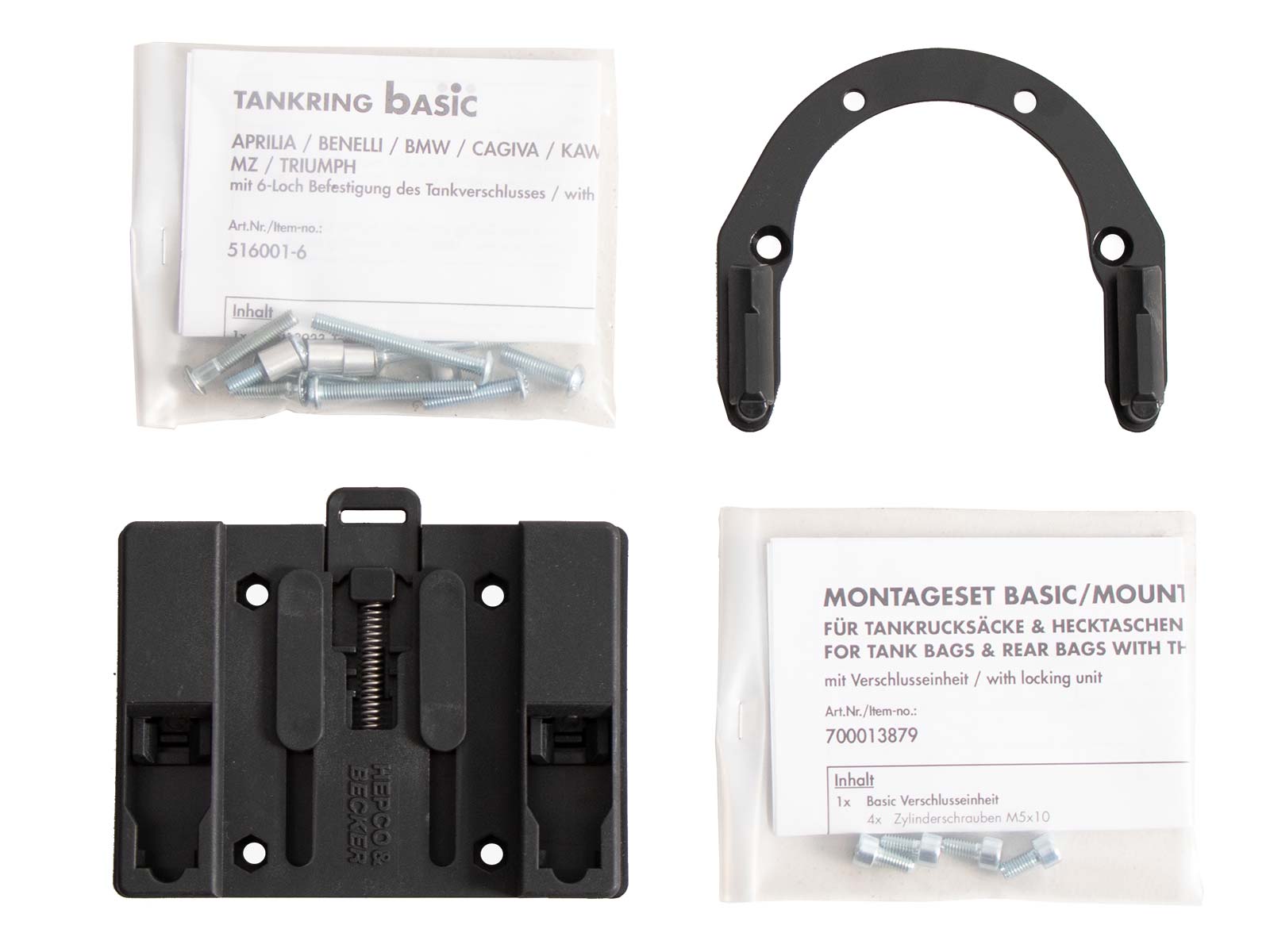 Tankring Basic inkl. Tankrucksackverschlusseinheit für Aprilia RSV Mille/Tuono (98-08)