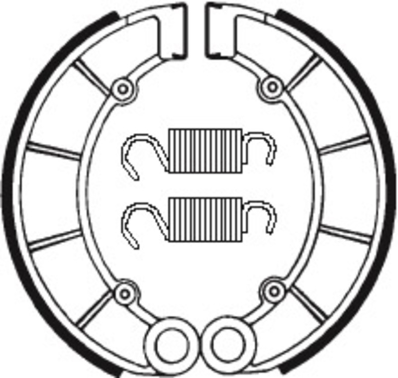 Tecnium Street Organische Bremsbacken - BA027