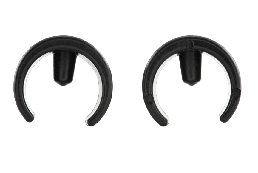 Halteclip FA Italia Gepäckträger für Vespa, Plastik, schwarz